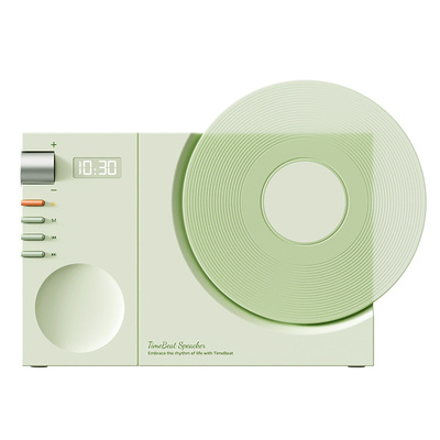 時(shí)光黑膠唱片時(shí)鐘藍(lán)牙音箱