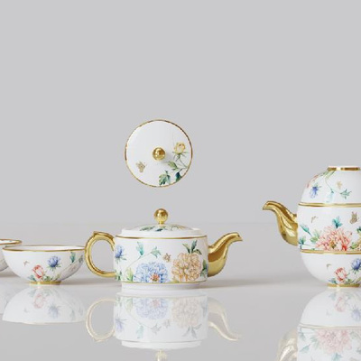 風(fēng)華綻放4頭旅行茶具