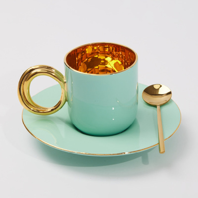 詠華之美“一杯珍貴” 晶彩咖啡杯