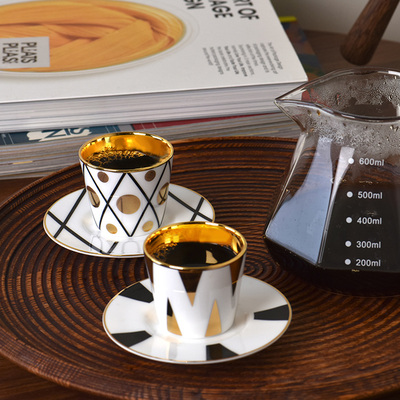 詠華之美“摩登時(shí)代” 真金雙只杯碟套組A款/B款